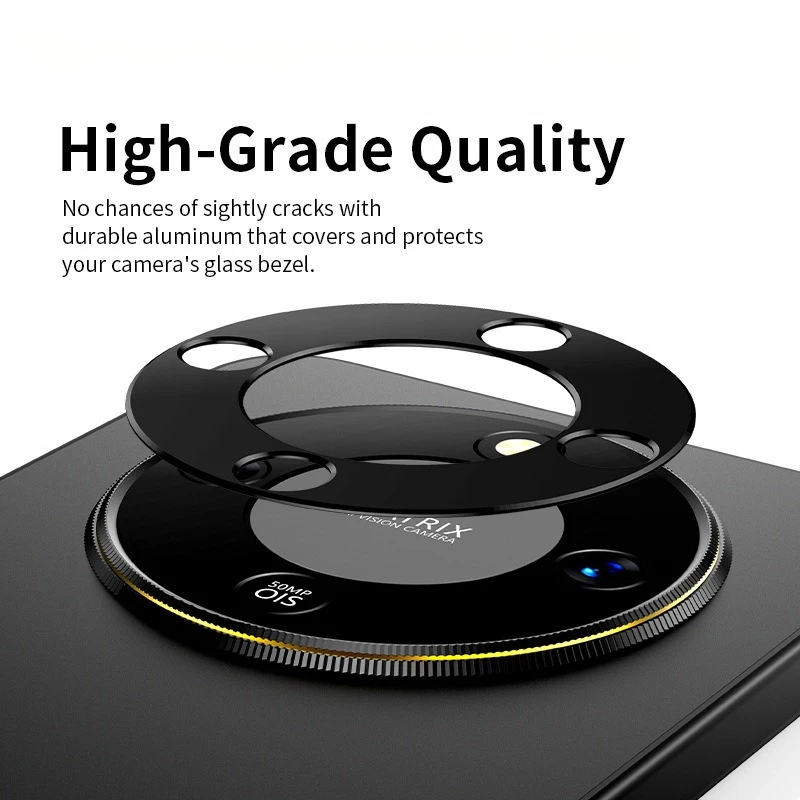 화웨이 아너 X70용 알루미늄 메탈 후면 카메라 렌즈 커버, HONOR X 70용 렌즈 링 필름