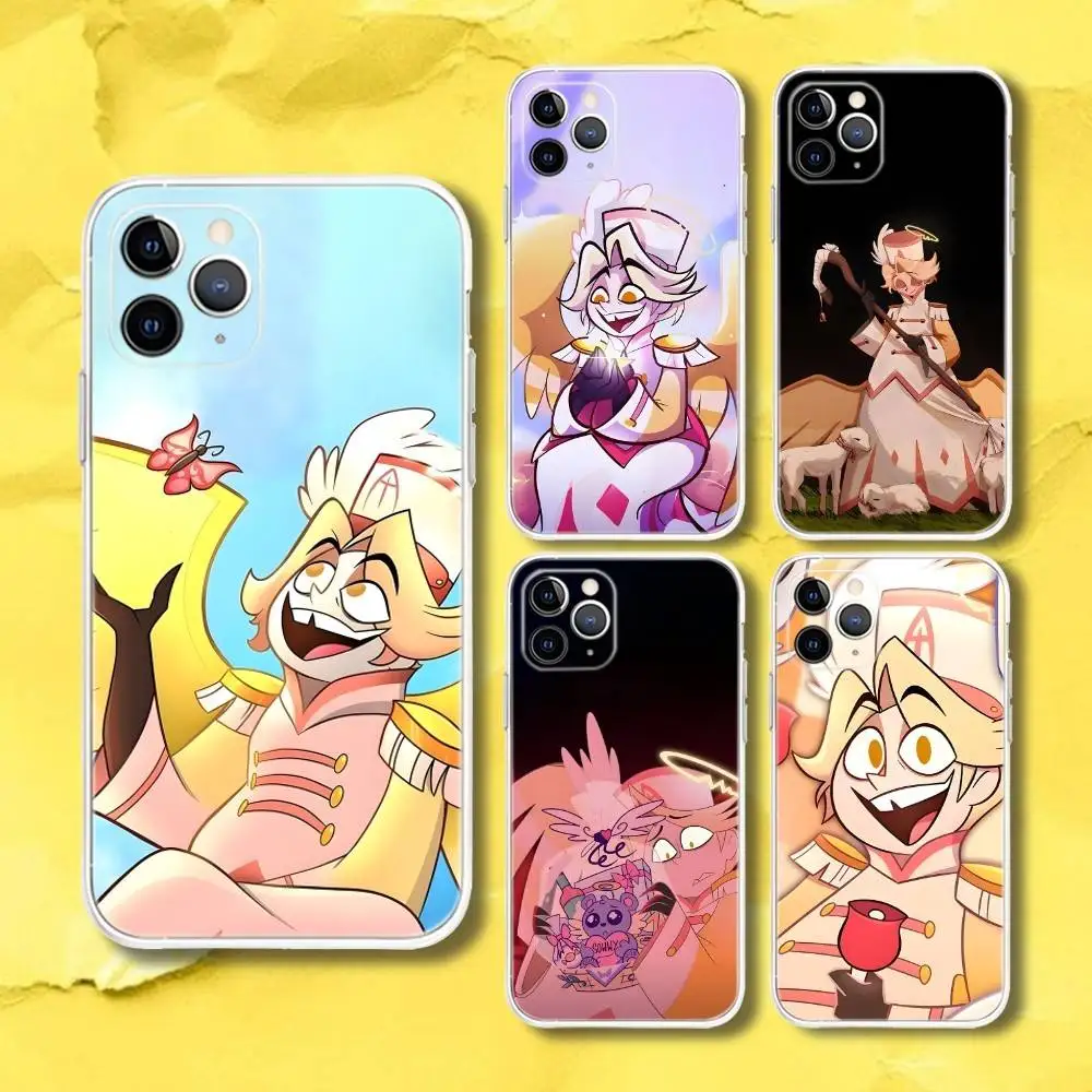

H-HazbinS Cartoon Abel Phone Case For iPhone 17,16e,16,15,14,13,12,11 Mini Pro Max X,XR,XSMAX 8,7 Air Plus Transparent Soft