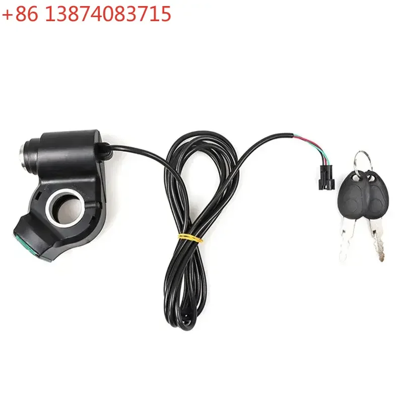 W/Key Ignition Lock Start Switch Digital Display Cylinder Starter Switch Lock For KUGOO Electric Scooter