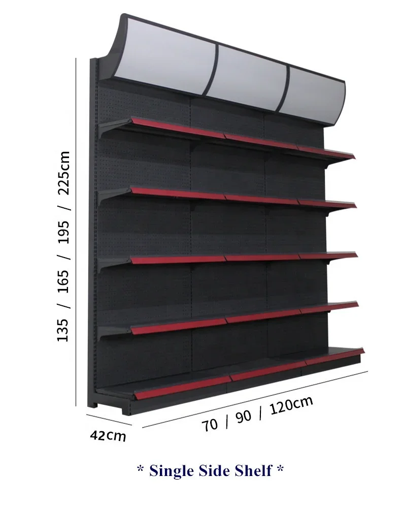 Multi-Layer Steel Supermarket Shelves