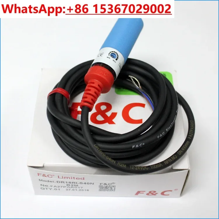 Jiazhun sensor F & C photoelectric switch DR18RI-S10N/S40N/S40NC/S10P/S40P three-wire 24V