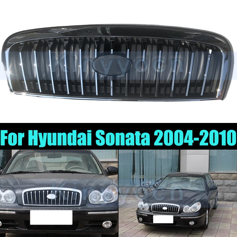 

Front Bumper Grille Radiator Mesh Grills For Hyundai Sonata 2004-2010 Car Grille Front Bumper Mesh Grill Car Accessories