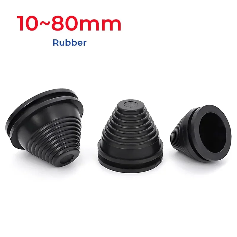 Maosu 10~80mm Black Rubber Tower Type Protection Coil Snap in Grommet Pad Seal Ring Protective Ring Sealing Cap Wire Guard Ring