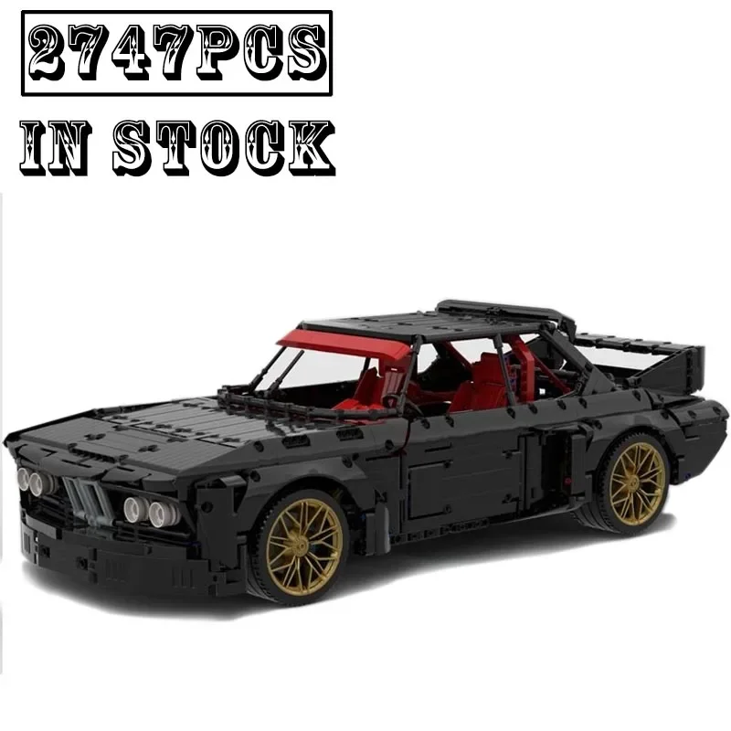 NEW 1:8 Scale M3 E30 MOC-131591  Technologys Building Block Remote Control Sports Car Assembly Toys Model Boy\'s Birthday Gifts