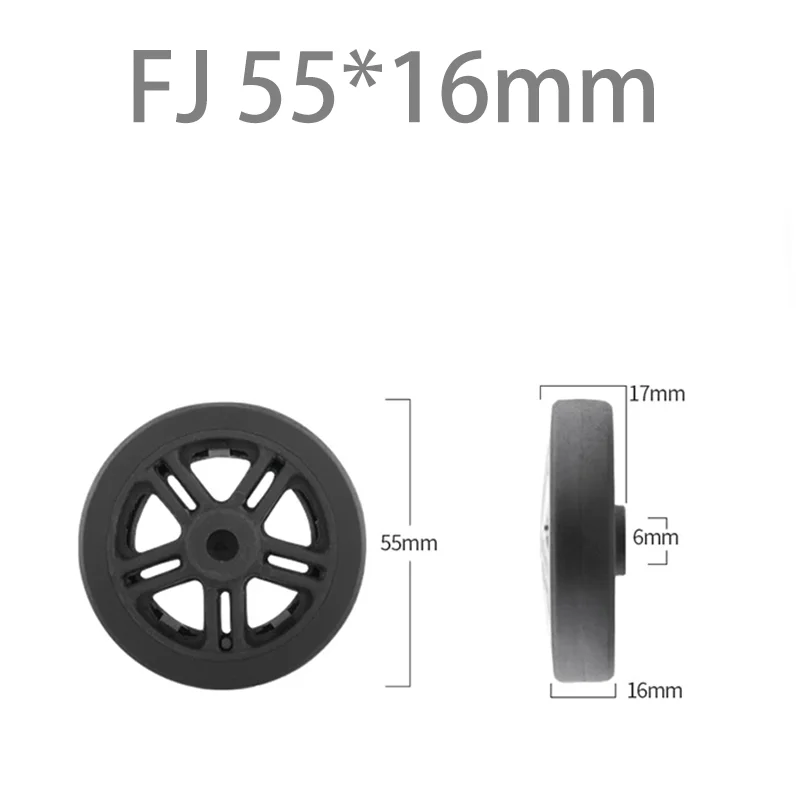 Nadaje się do niszowych kół bagażowych Części zamienne do pojedynczych kół Odporne na zużycie, antypoślizgowe, gładkie akcesoria do walizek