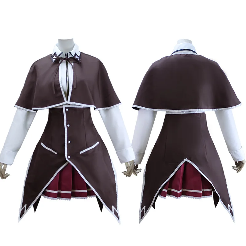 Anime High School dq6 d Rias Gremory Costume Cosplay uniforme Set donna Cape Top gonna Party Costume di Halloween