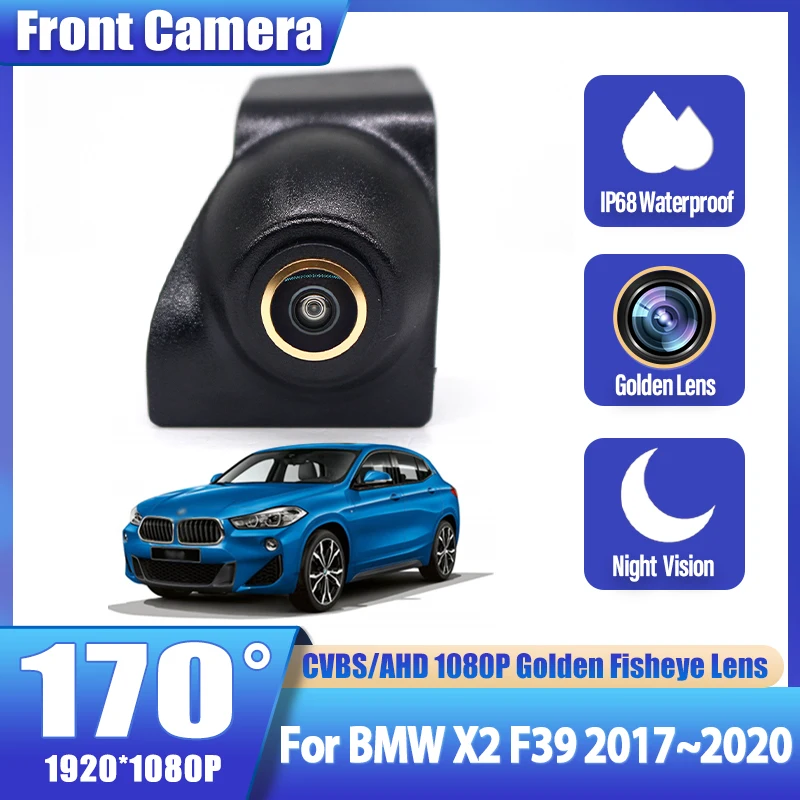 HD CCD Car Front View Parking Night Vision Positive Waterproof High Quality CCD Logo Camera For BMW X2 F39 2017 2018 2019 2020