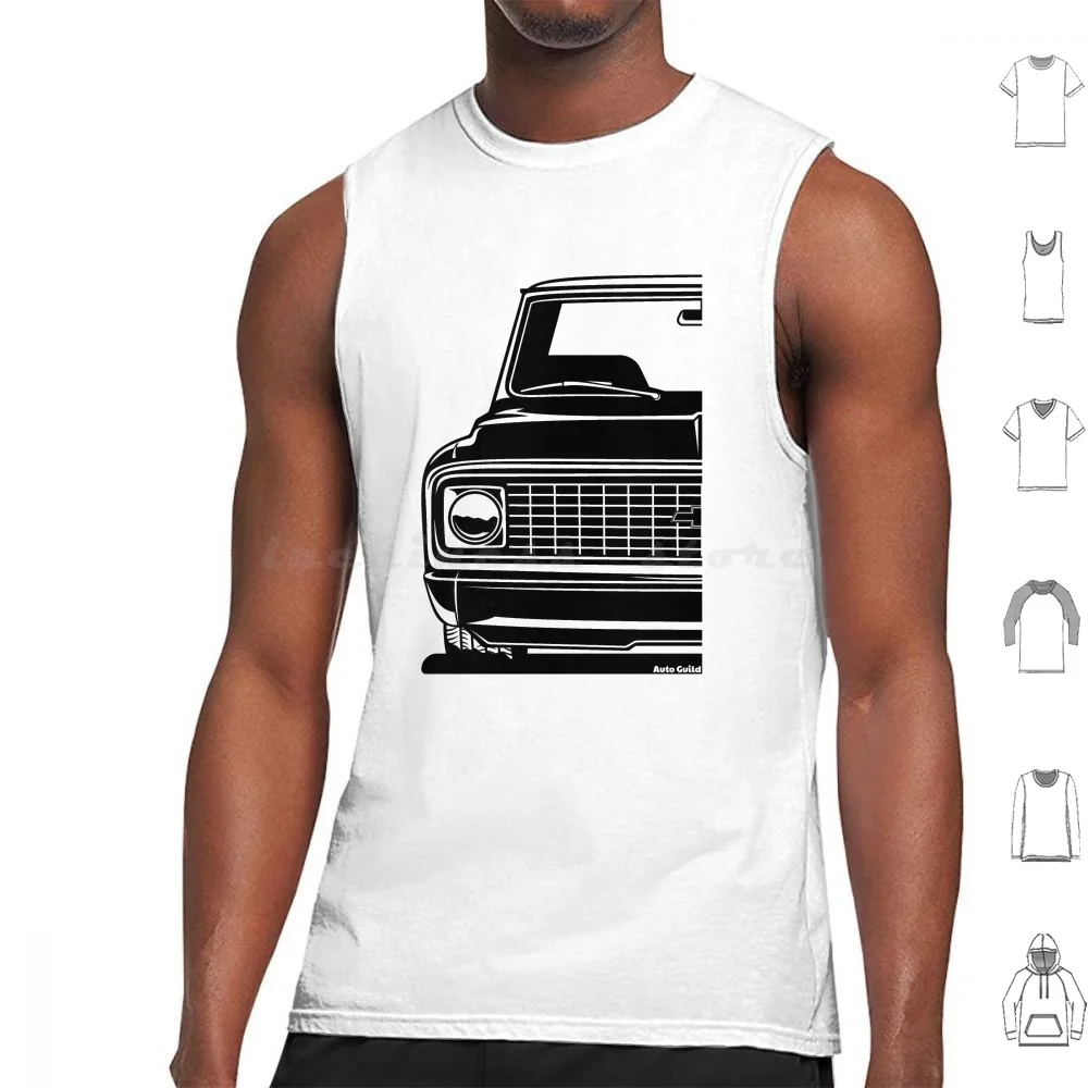 2nd Gen C10 Chevy Pickup Tank Tops Vest Sleeveless 67 68 69 70 71 72 Pickup Pick Up Truck C10 C K K5 Blazer Jimmy Suburban Gmc