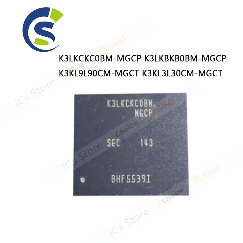 

1 шт. новый и оригинальный чипсет BGA K3LKCKC0BM-MGCP K3LKB0BM-MGCP K3KL9L90CM-MGCT K3KL3L30CM-MGCT