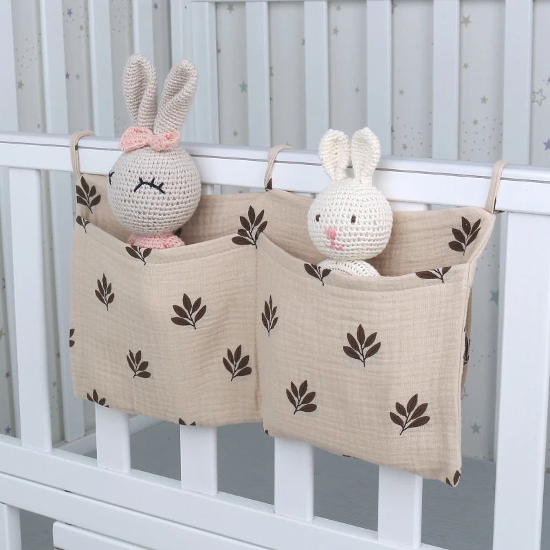 Bedside Bags Diaper Storage Bag Baby Cot Bedding Stroller Hanging Bag Dropship