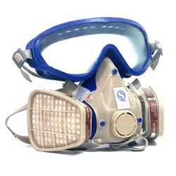 Maska wielokrotnego użytku maska przeciwpyłowa gumowa maska gazowa z filtrami okulary ochronne guma ochronna Respirator