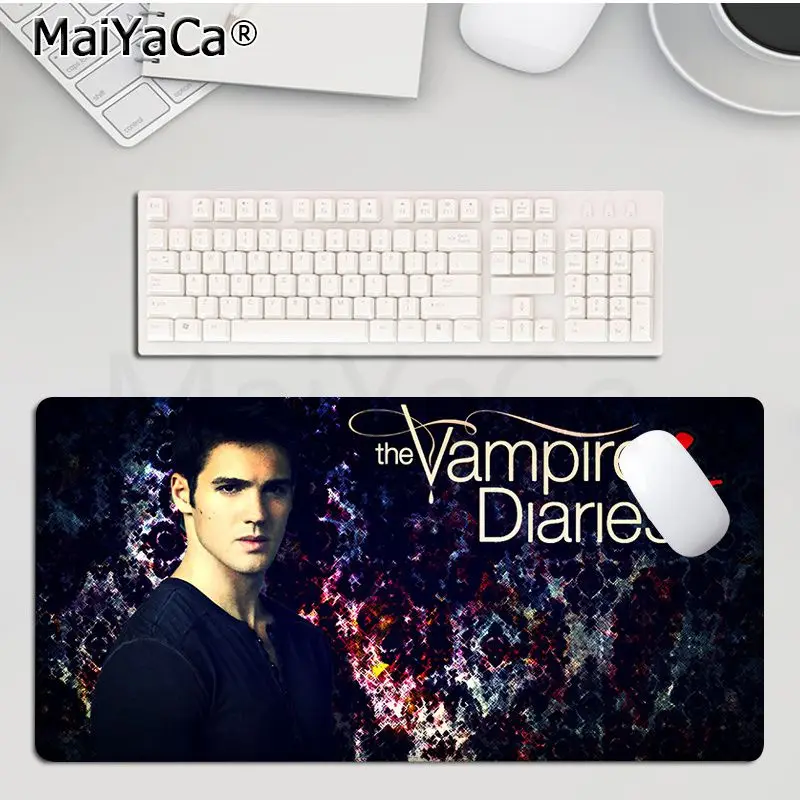 The Vampire Diaries My Favorite Unique Desktop Pad Game Mousepad Size For Large Edge Locking Game Keyboard Pad