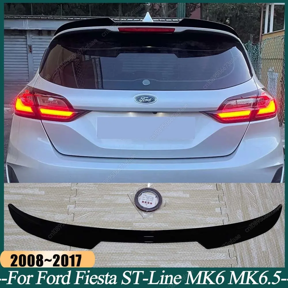 

Tail Wing Fixed Wind Spoiler Rear Wing Modified Decoration Accessories For Ford Fiesta ST Line MK6 MK6.5 2008-2017 Gloss Black