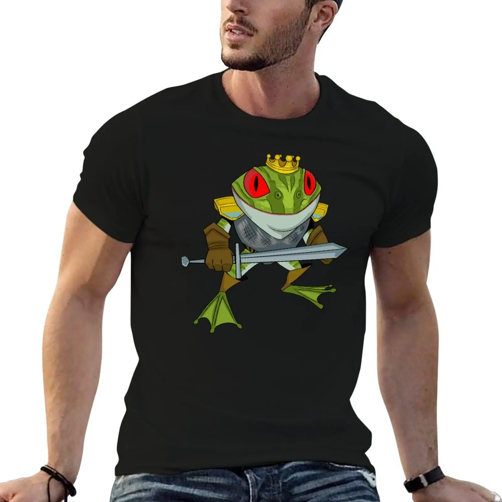 

King me! T-Shirt funny t shirts cotton anime t shirts oversize T-Shirt