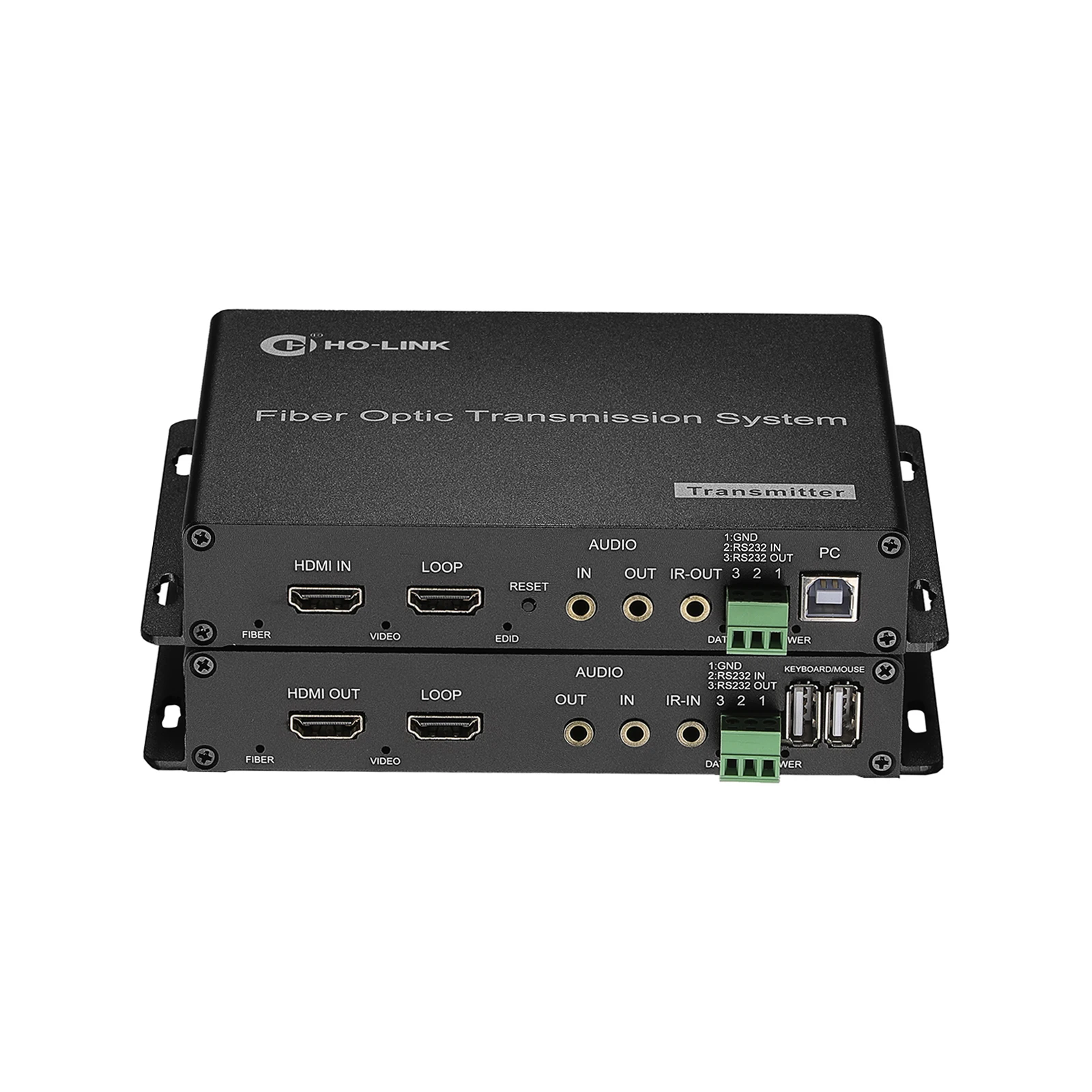 HDMI Video Transmit Over One Fiber Optic Cable With KVM, Audio, Data, SFP Module