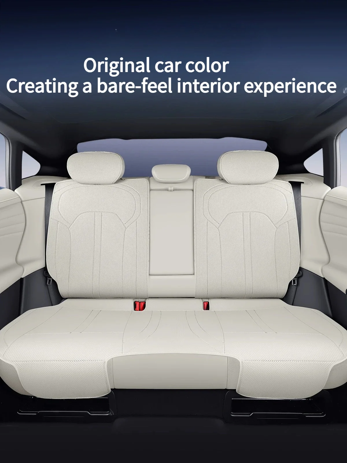 For Voyah Passion S 2026 Car Seat Covers All-Season Breathable Leather Pad Seat Cushion Protective Mat Car Interior Accessories detail image 2