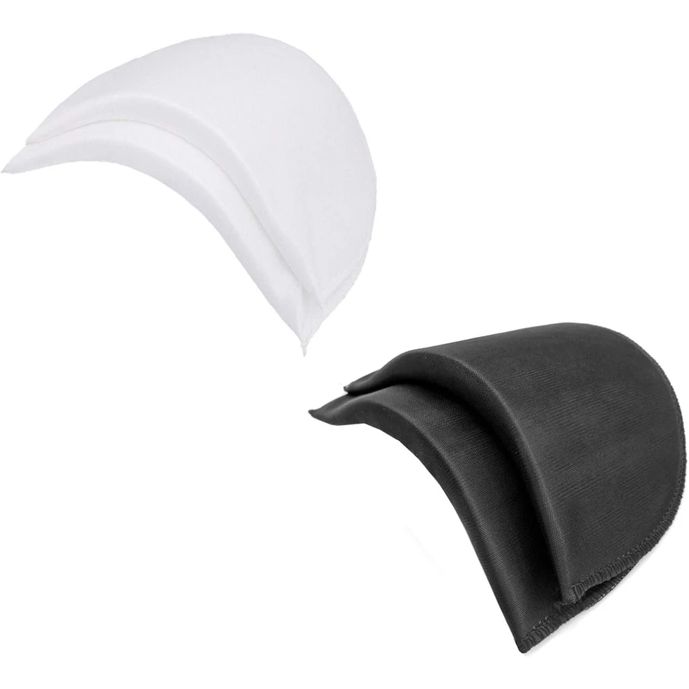 2 Pairs Sponge Shoulder Pads Unisex Anti-slip Shoulder For Artifact Overcoat T-Shirt Clothes DIY Apparel Sewing Accessories