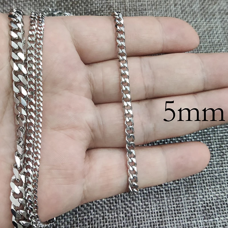 10 Meter Edelstahl-Kubaner-Gliederkette für Männer und Frauen, Großpackung Curb-Kette, Gold PVD-Rolle für Halsketten, Armbänder und Schmuckherstellung – Detail 8