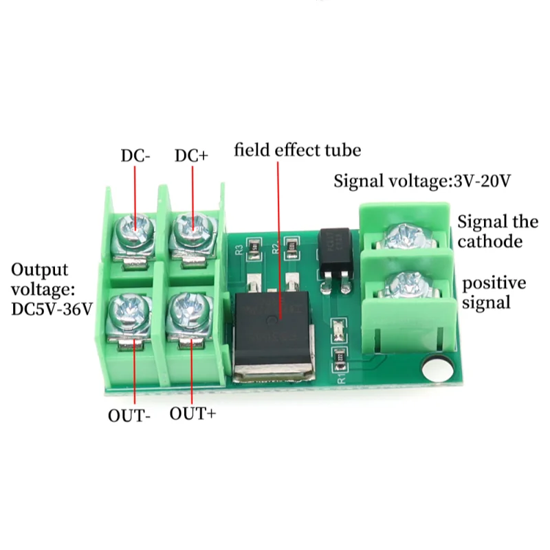 DC 5V-36V Electronic Pulse Trigger Switch Control Panel MOS FET Field Effect Module Driver for LED Motor Pump