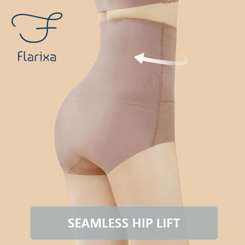 Flarixa 2 w 1 Hip Lift płaski brzuch majtki damskie bielizna modelująca kobiety szczupła talia treningowy nadający kształt gorset do modelowania