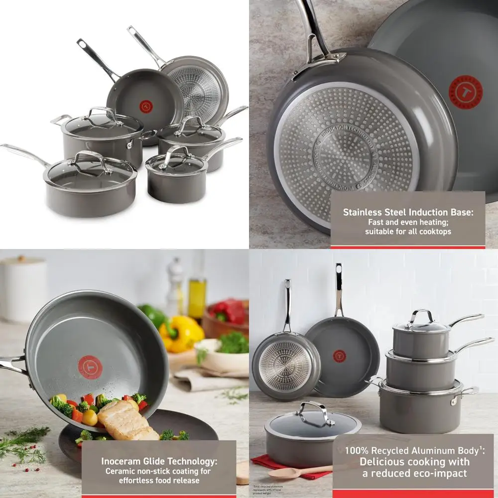 

Calphalon Select Classic Hard Water Nonstick 10-Piece Cookware Set with AquaShield Technology