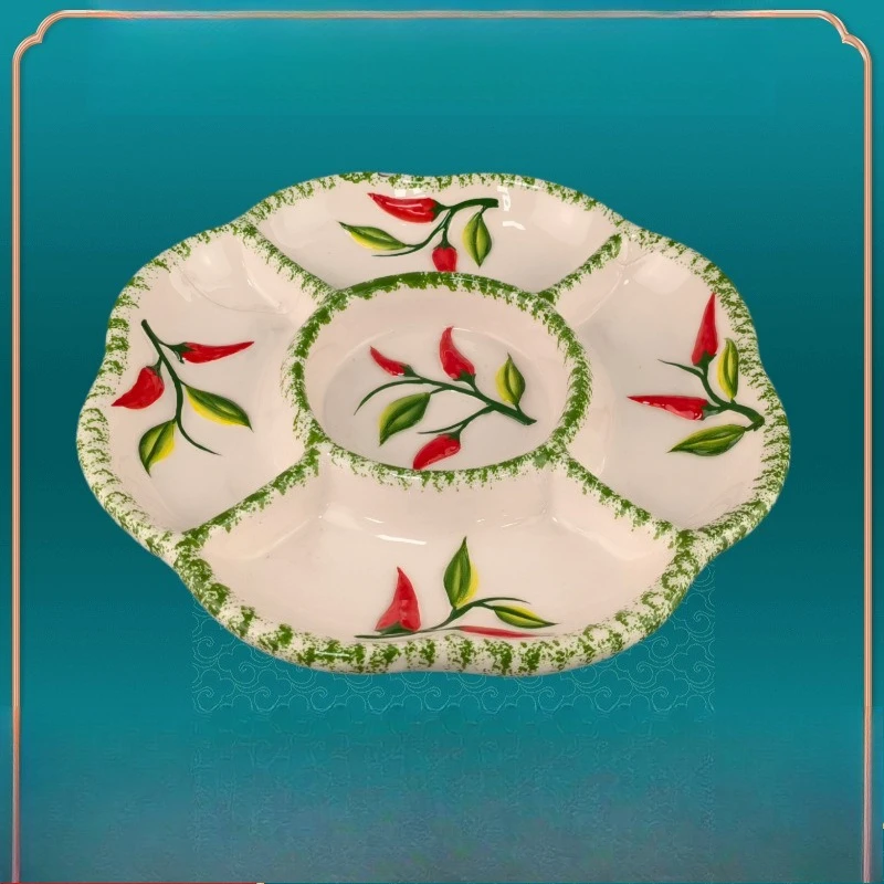 Grid inventory heart dried fruit olive plate living room coffee table household party snacks melon seeds fruit platter