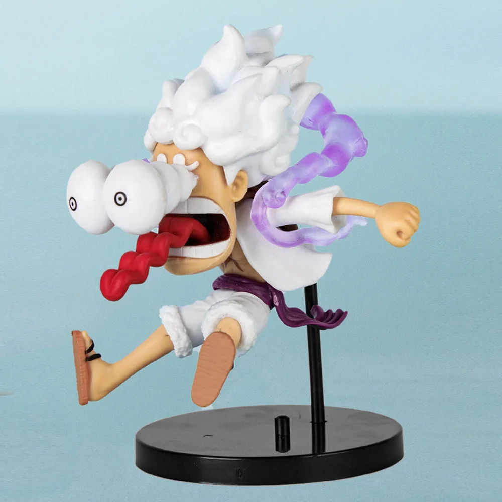 8.3-11cm Anime One Piece Figures Chibi Luffy Action Figure Gk Sun God Nika Collection Ornament Gifts Desktop Decorate Toy