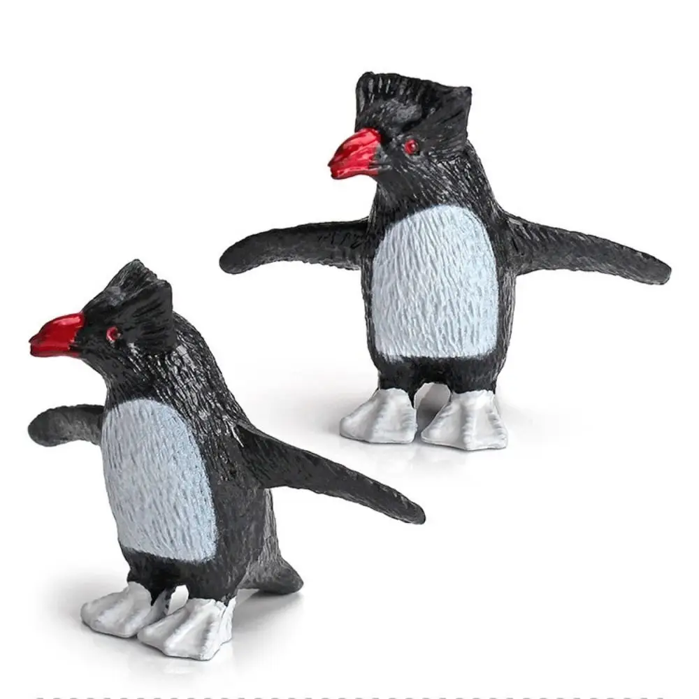 11pcs/pack PVC Material Simulation Penguins Models Simulation Design Miniature Size South Pole Penguin Figures Static Model