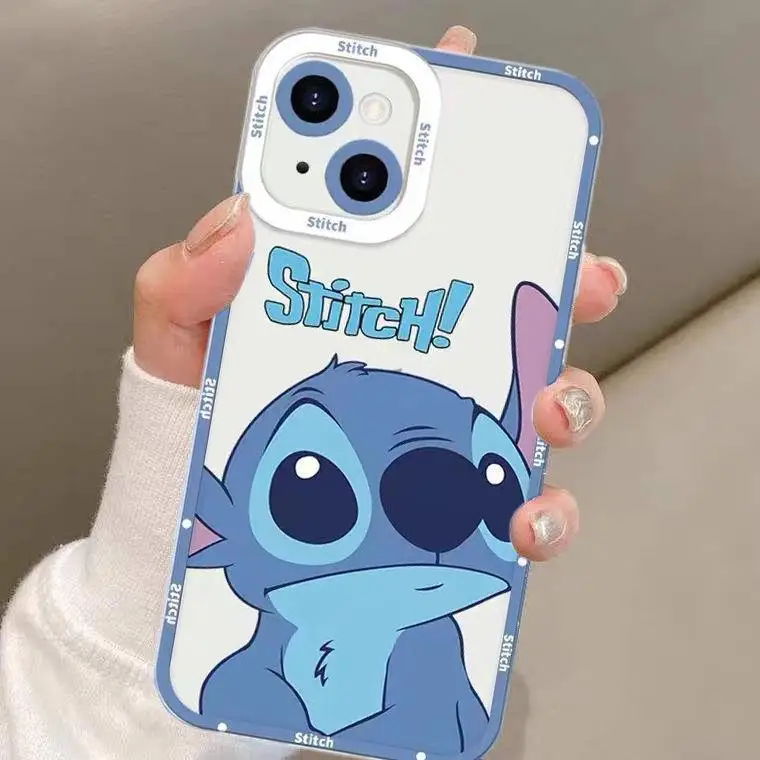 Cute Stitch Case For Xiaomi Poco F5 X3 X5 X3GT M3 M4 Pro X4NFC Mi 11T Lite 5G Cover Silicone Capa Soft Transparent