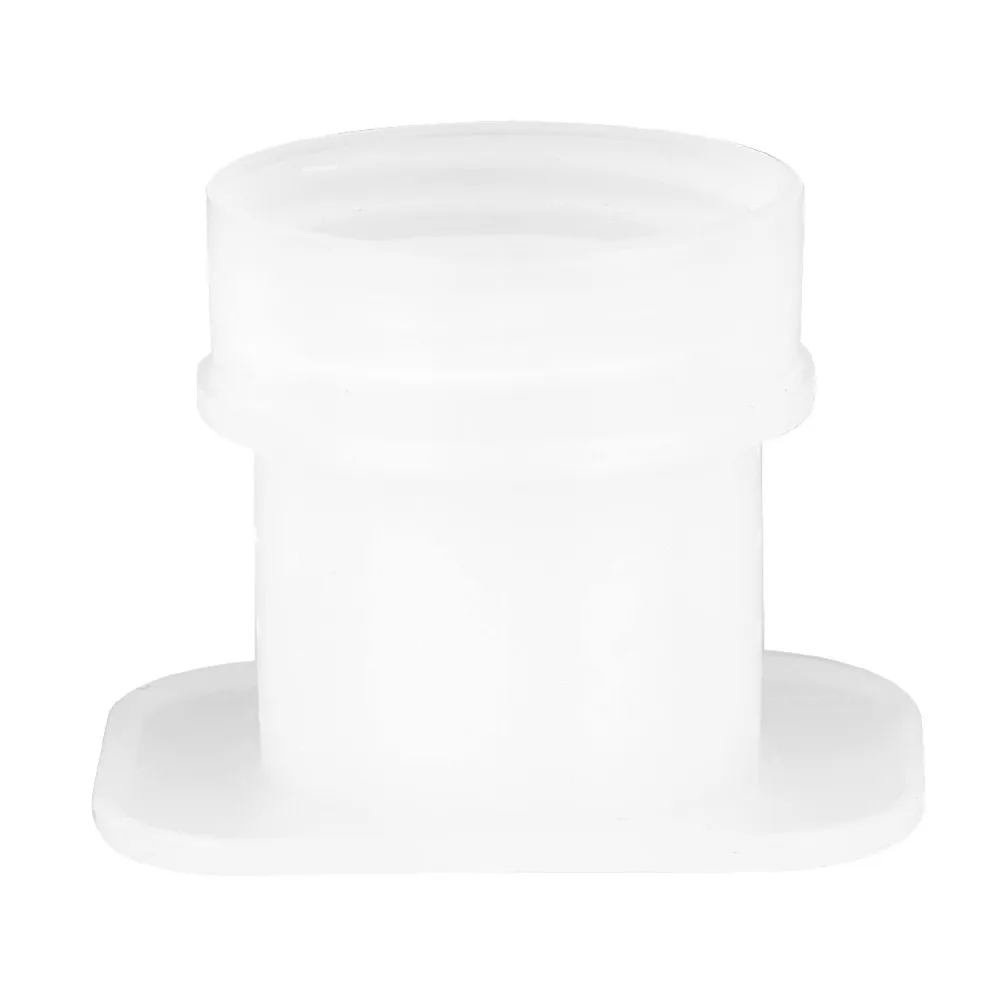 10pcs Convenient Plastic Bee Water Feeder White No Leakage Bee Drinking Fountain Small Hole Bee Drinker Tool Beekeeping
