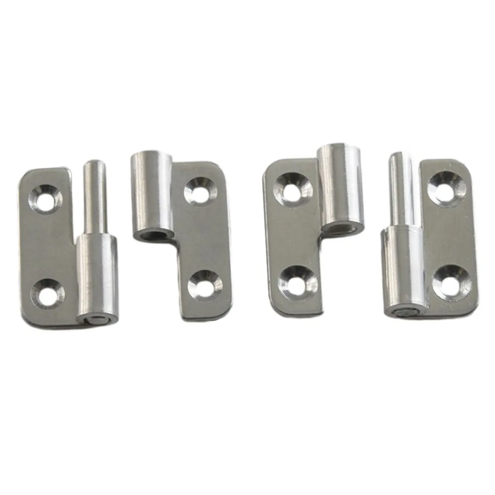 Accessory Removable Hinge Doors Duty Swing Hinge Lift Off Silver Cabinets Detachable Hinge 304 Stainless Steel