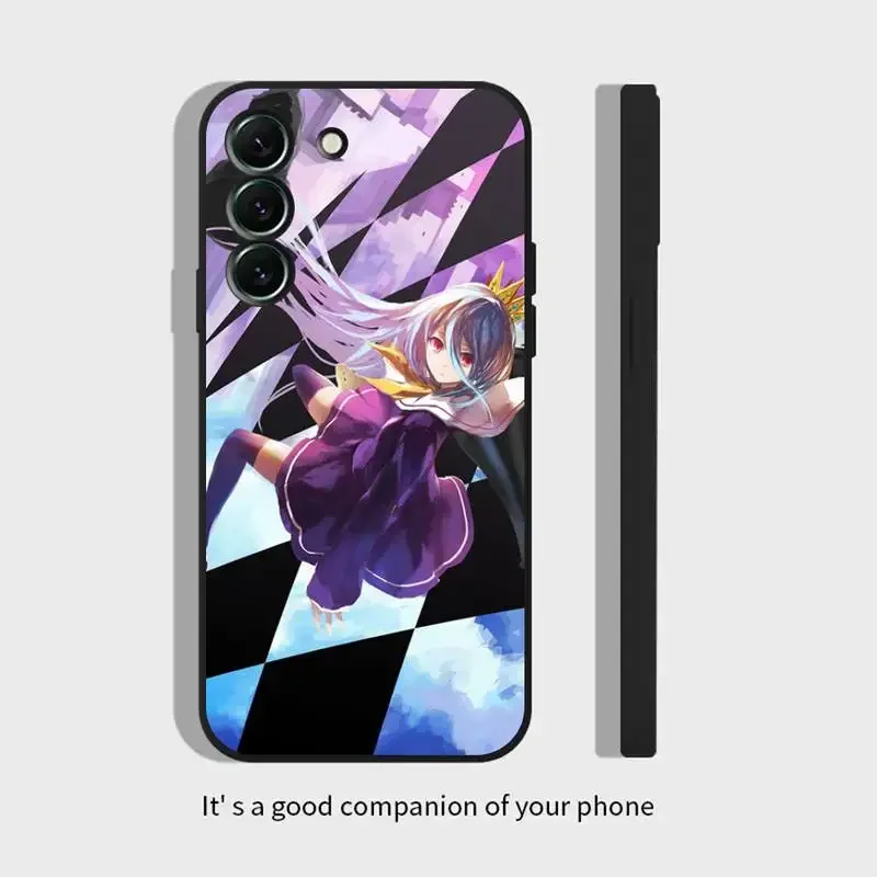 N-No Game No Life Phone Case For Samsung Galaxy S 23 22 21 20 10 e 9 8 7 6 5G plus edge ultra lite Black Soft Silicone Cover