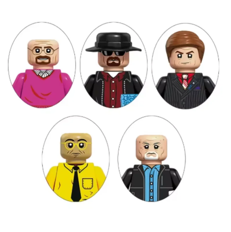 Breaking Bad Season Heisenberg Walter White Gus Fring Saul Goodman blocs de construction Mini figurines d'action briques modèle jouets