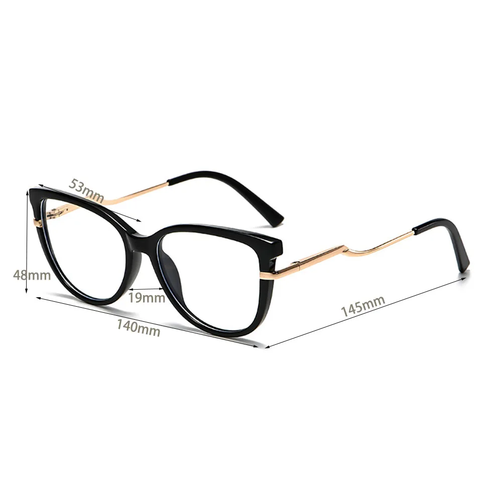

Tr90 Optical Spectacles Trendy Computer Glasses Fashion Eyeglasses Frame Comfortable Blue Light Blocking Eyewear For Party