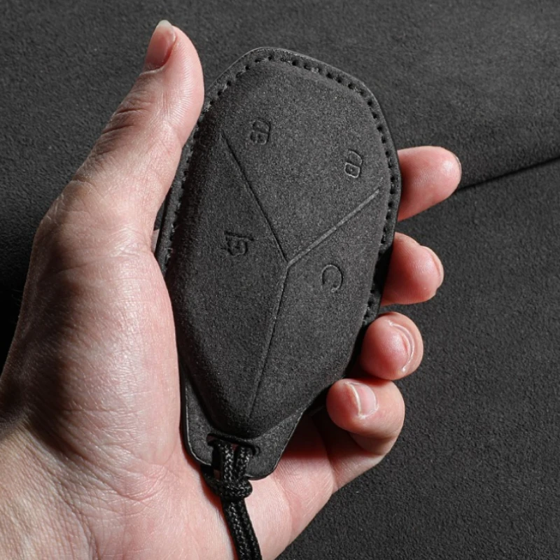 

Чехол для ключей из замши и кожи для Equations Leopard 5, Leopard 3, Formula Leopard 8, брелок-держатель, защитный чехол-накладка