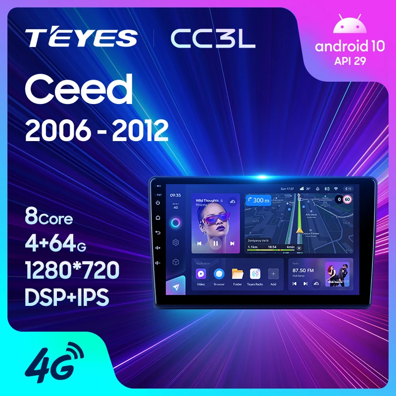 TEYES CC3L WIFI For Kia Ceed ED 2006 2012 Car Radio Multimedia Video Player Navigation Stereo GPS Android No 2din 2 din DVD