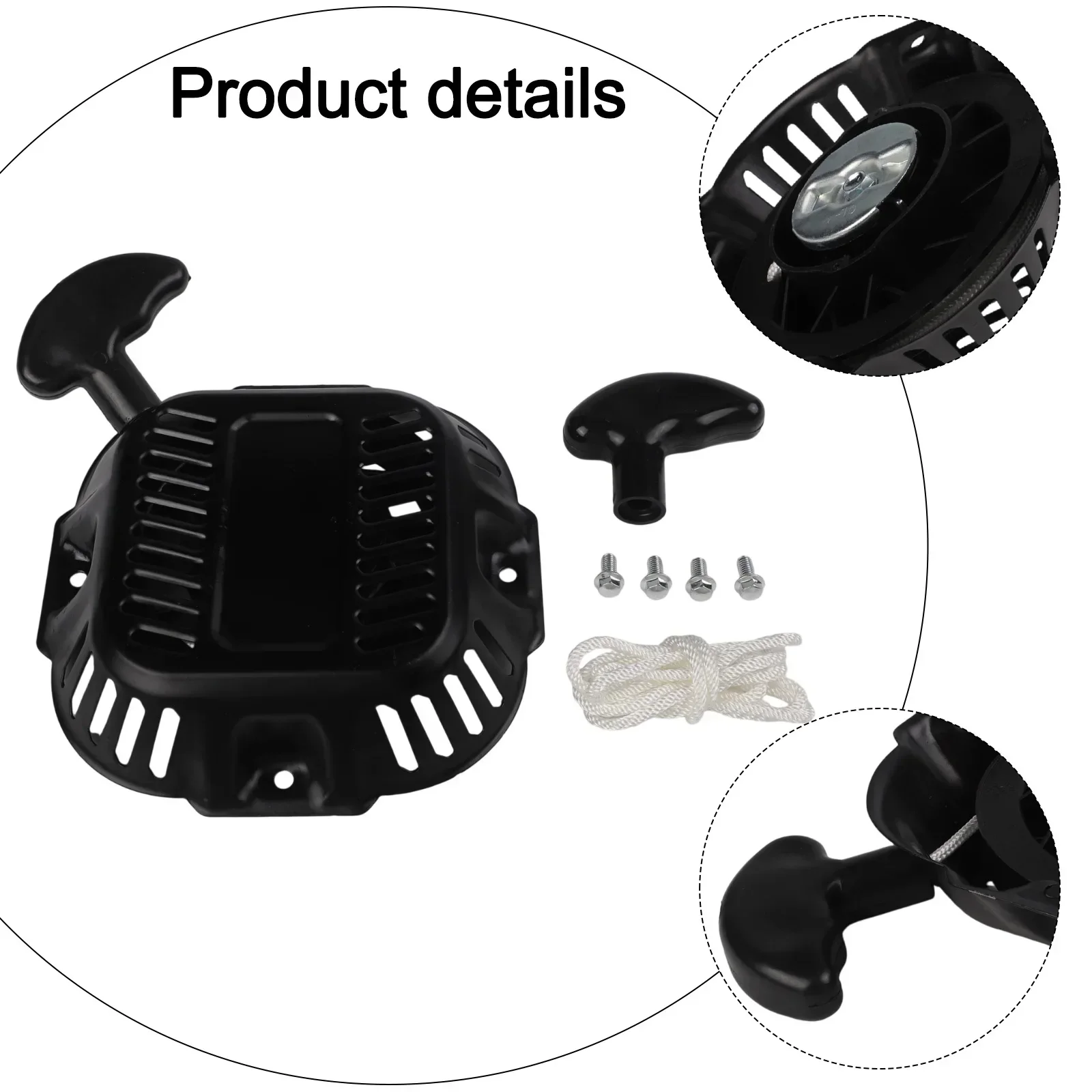 GP3250 GP3300 Starter 196Cc 208Cc 212Cc For Generators Compatibility Product Name Easy Installation Pulling Force-image