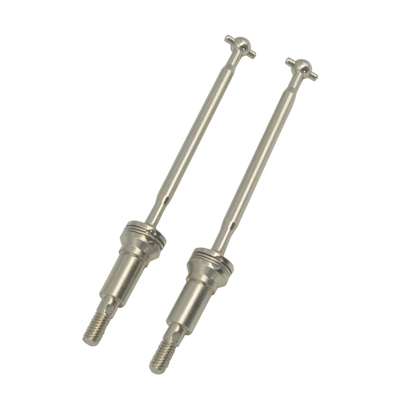 M05K 2 قطعة عمود المحرك الأمامي المعدني CVD QWJ01 لـ Xinlehong Hosim Q901 Q902 Q903 9130 9136 9137 1/16 RC قطع غيار السيارات