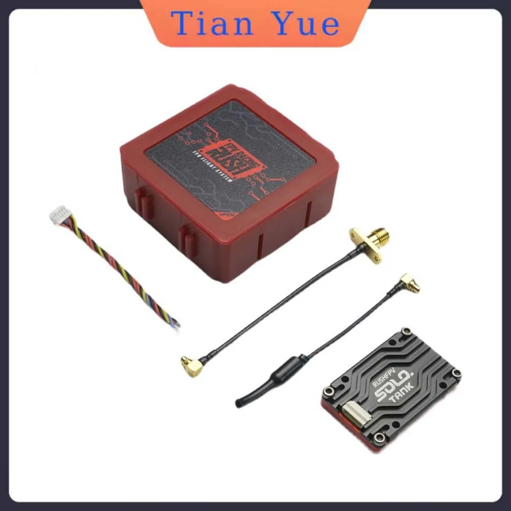 

RUSHFPV TANK MAX SOLO VTX 5,8G 48CH PitMode Pitmode 25 МВт 400 МВт 800 МВт 1,6 Вт Регулируемый микрофон VTX 2-6S для FPV дальнего действия