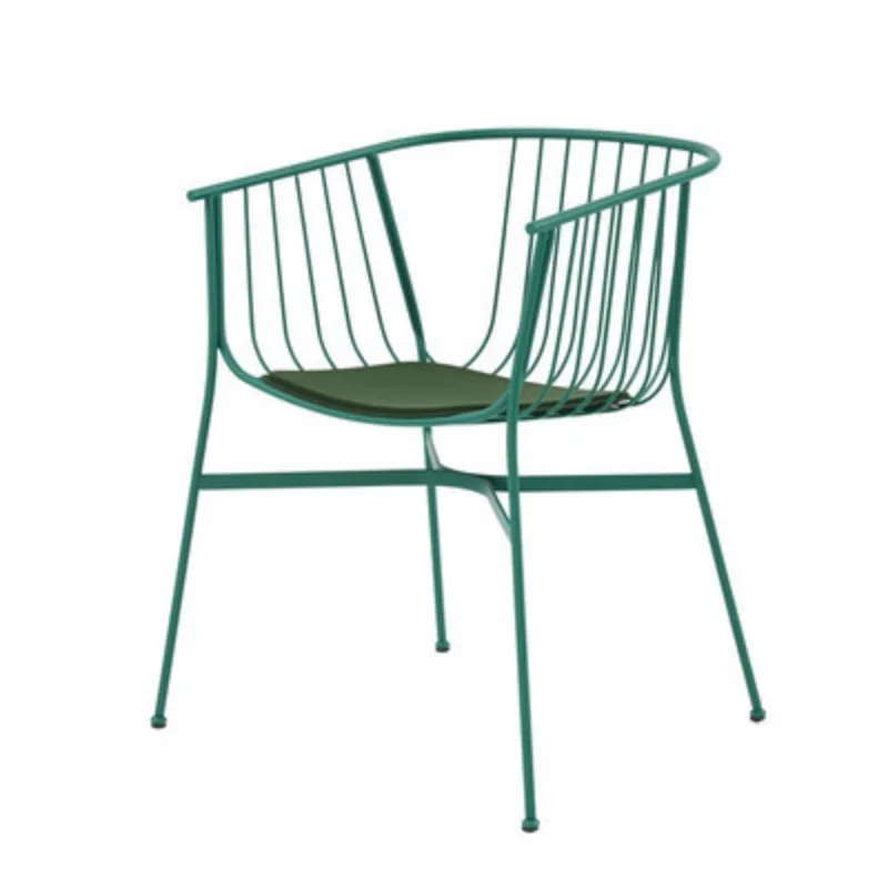 Hollow Barbed Wire Wrought Iron Creative Dining Chair Computer Casual Coffee Chair