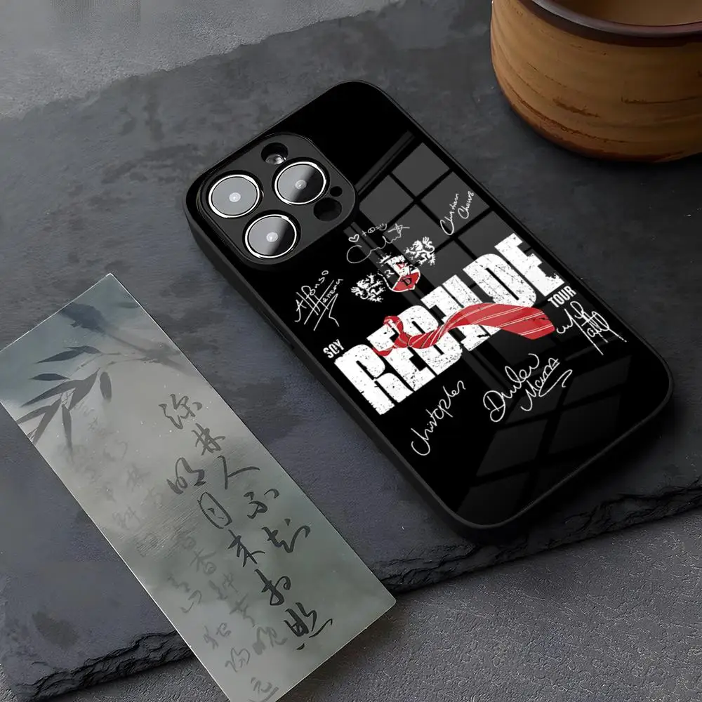 Funda de teléfono Rbd Rebelde de vidrio templado para IPhone 14 15 16 13 12 11 Pro XS Max Plus Mini 16e Coque