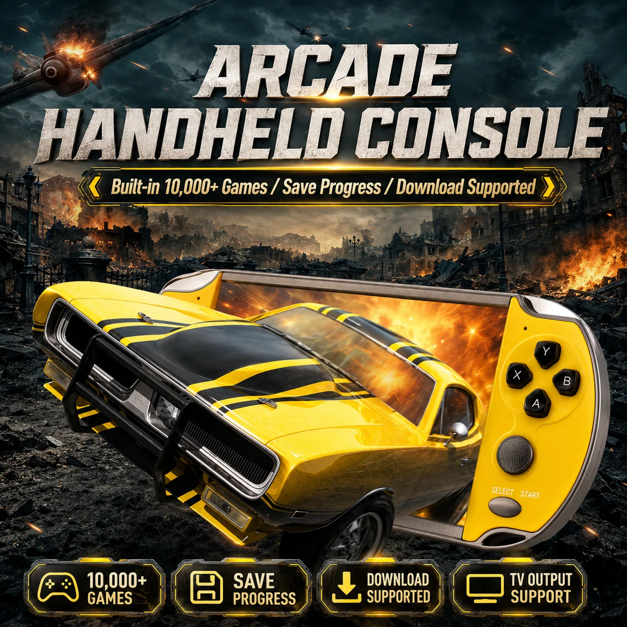 Konsola retro X7 Plus z ekrane – Lcd Screen Arcade recenzja i cena