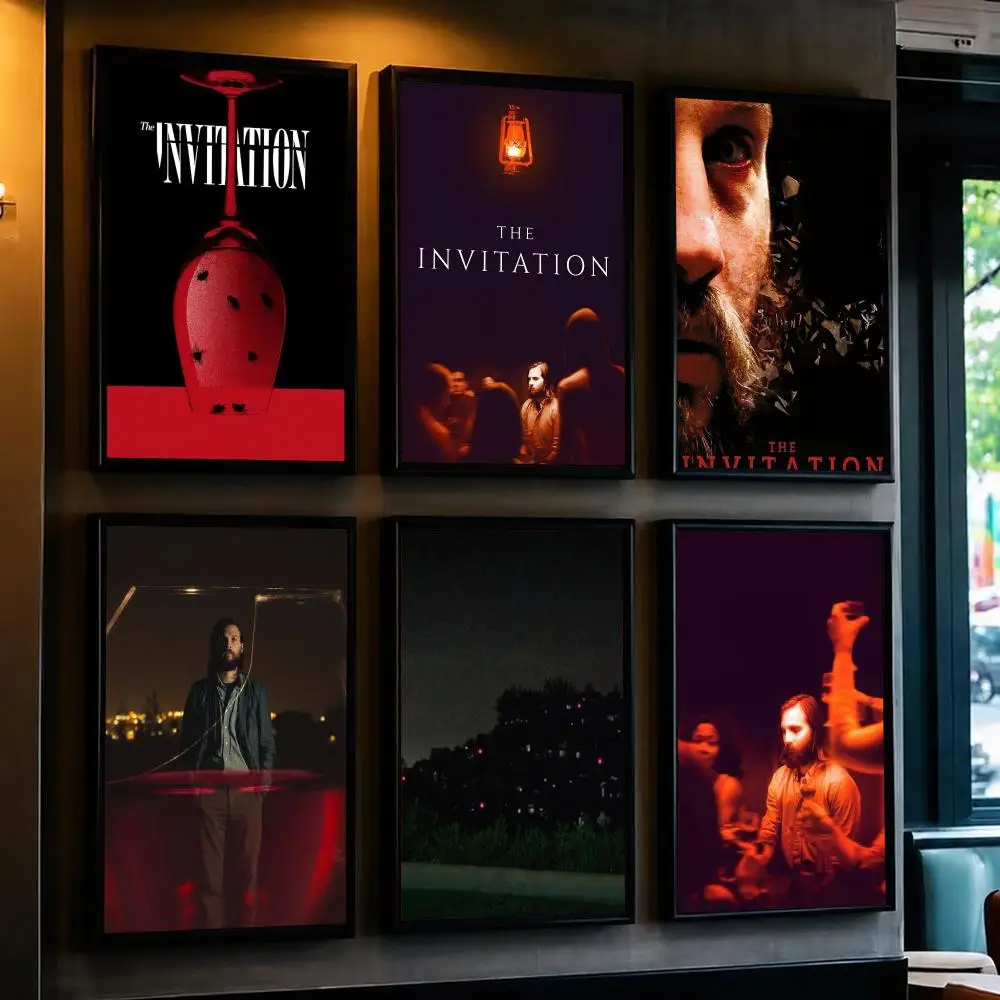 classic movie T-The Invitation-N Poster Minimalist Wall Sticker for Cafe Office Bar Home Decor and Gift