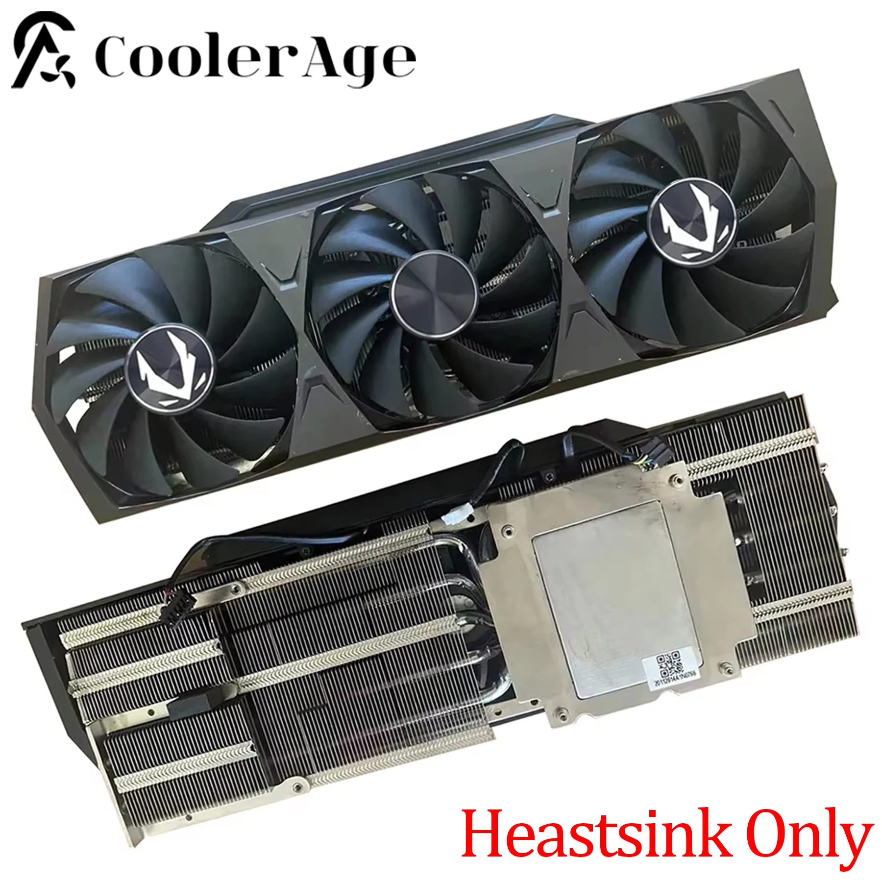 For ZOTAC RTX 3080 trinity OC LHR 10GB Video Card Heatsink Original RTX3080 Replacement Graphics Card GPU Heat Sink