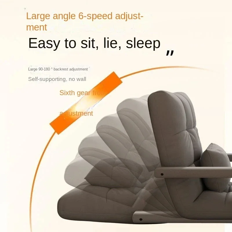 Lazy Sofa Bedroom Can Lie Or Sleep Small Sofa With Bay Window Tatami Bed Back Chair Folding Recliner Seat Cushion Hot New