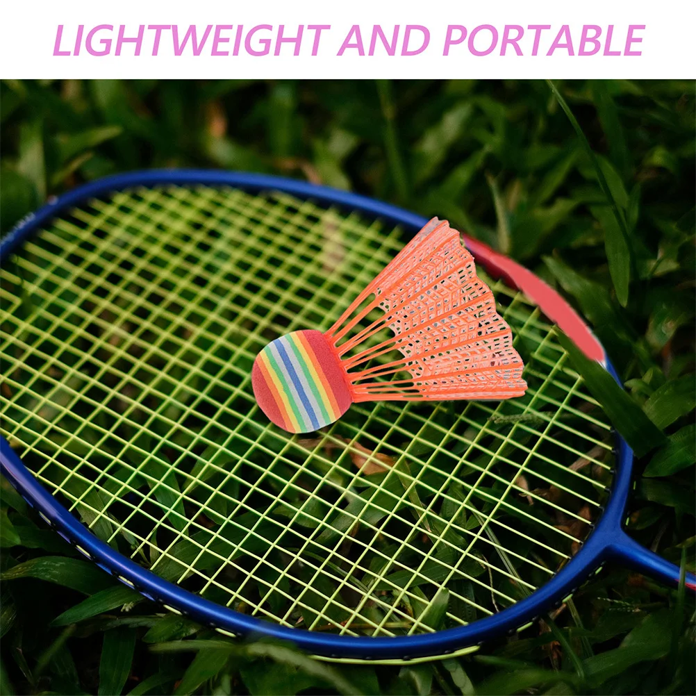 30 قطعة كرات الريشة ألوان نابضة بالحياة طيران سلس أداء متسق أنشطة مدرسية عائلية كرة الريشة في الهواء الطلق #3