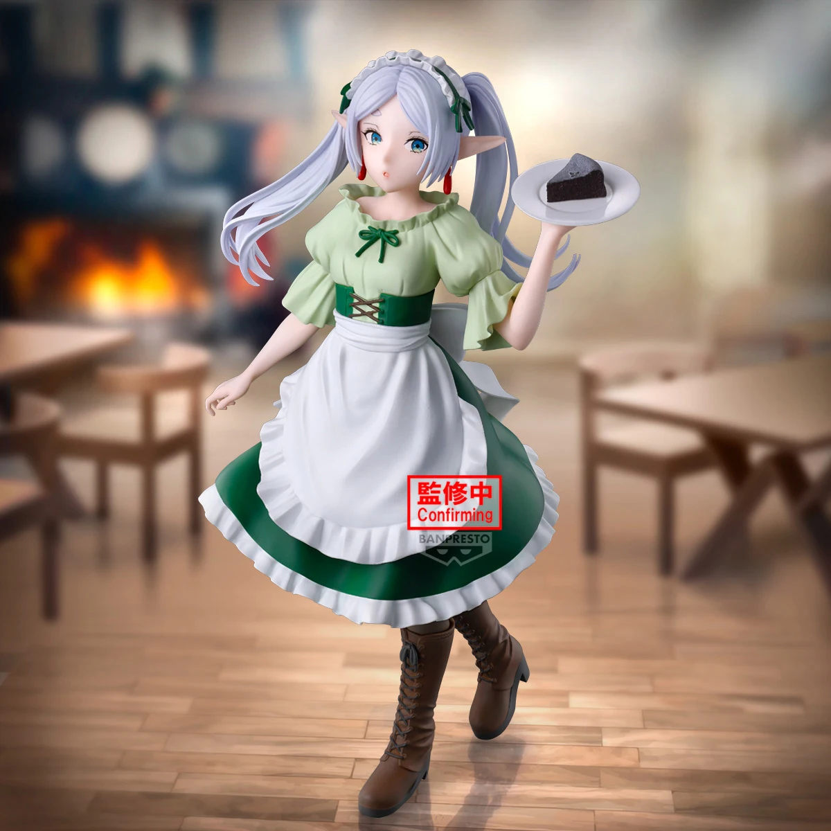 Genuine BANPRESTO‌ Frieren Beyond Journey's End Cafe Frieren PVC Action Figure Bandai Figurine Model