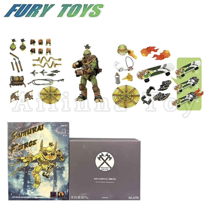 Fury Toys 1/12 5inches Action Figure Wave 3 Rage Samurai Force