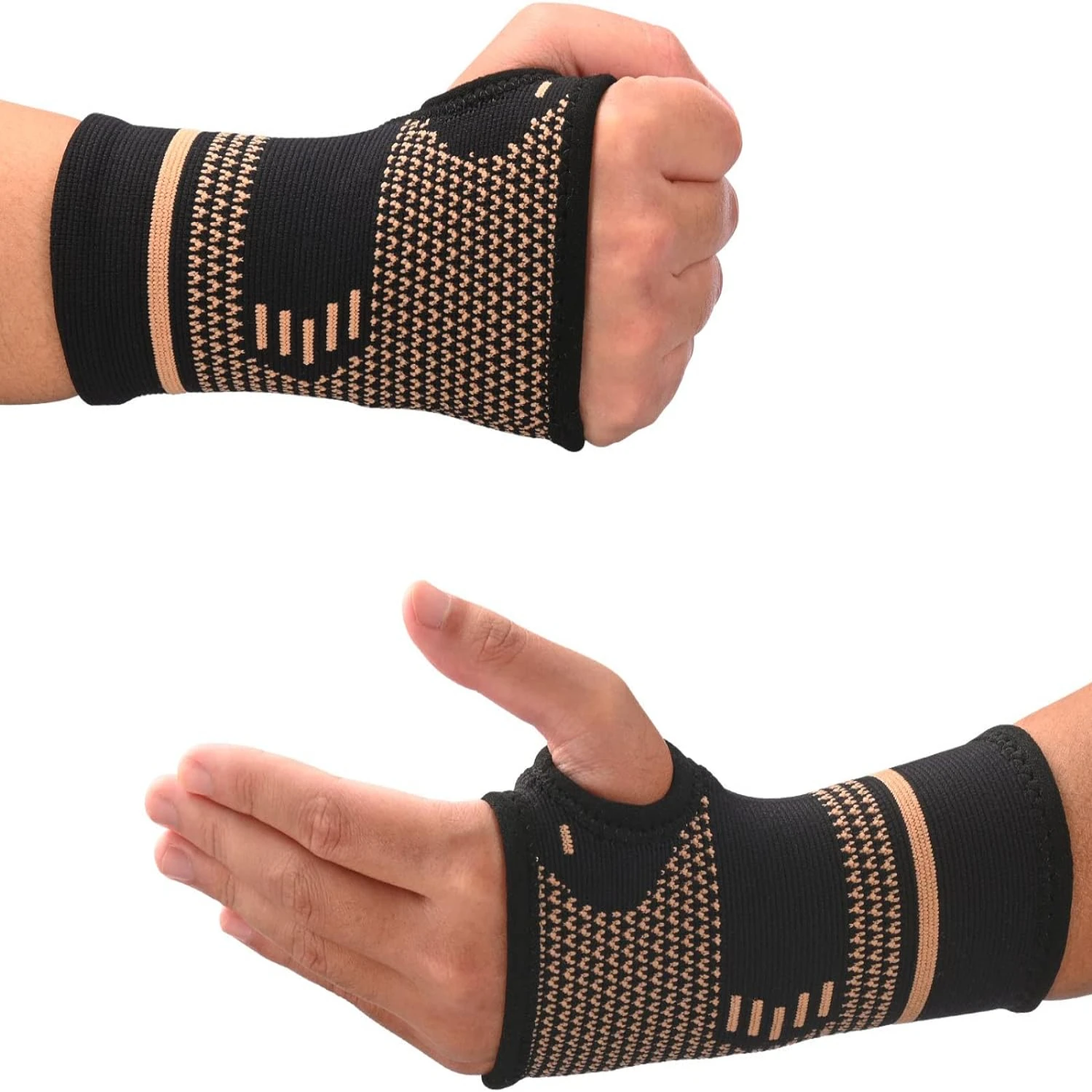 

High-Quality, Supportive, and Comfortable Copper Compression Arthritis Sleeves - Maximum Relief for Women and Men - Durable and