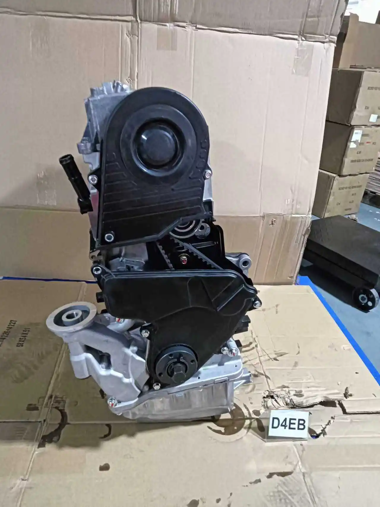 مجموعة محرك الديزل الجديدة 2.2 كتلة طويلة عالية الجودة لشركة Hyundai D4EB Santa Fe KIA #4